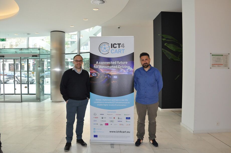 ICT4CART 3rd Plenary Session - Mr. Sourlas and Mr. Lytrivis from ICCS, project's coordinator